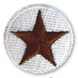 brown star patch