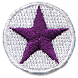 purple star patch